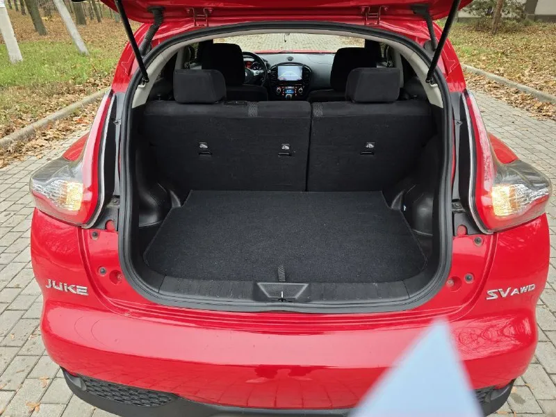 Nissan juke 2016 год, рестайлинг. мотор 1.6 турбо,190 л. сил. полный привод( подключаемый, авто, и только передний) пробег 115 000 км. машина в отличном состоянии. стоит надежный вариатор, ресурс большой лёд фары перед и зад. в линзах ксенон, освещение отличное. установлена андроид магнитола, улучшена музыка бесключевой доступ, старт-стоп, камера заднего хода, люк, серворуль, сигнализация с автозапуском и управлением с приложения на телефоне, климат контроль. ... один хозяин. пробег родной. донецк. цена 1 350 000 рублей. +79494596510 📲 tg: ann 📞 звоните: +7(949)4596510 - фотография - 4