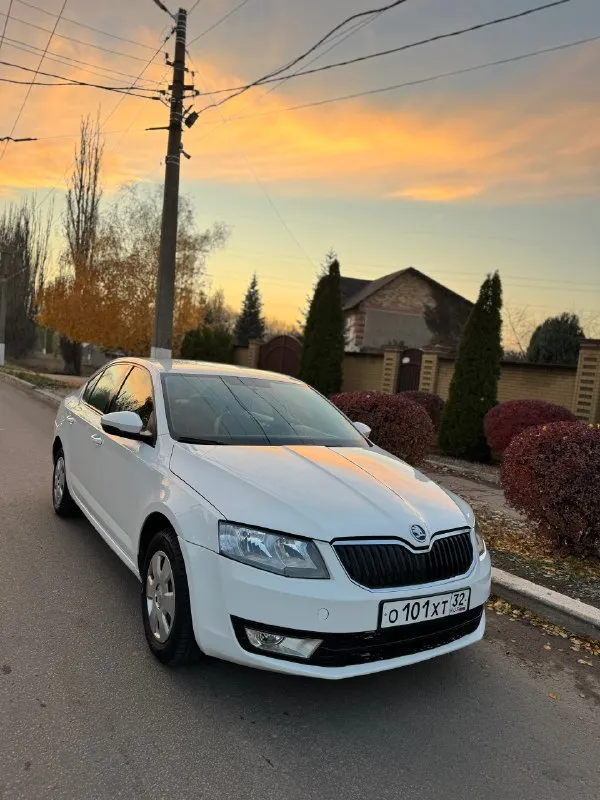 Продам skoda oktavia a7 2015г 1.6 на автомате) двигатель 1.6 mpi 110 л. с масло не жрет, коробка авт... - фотография