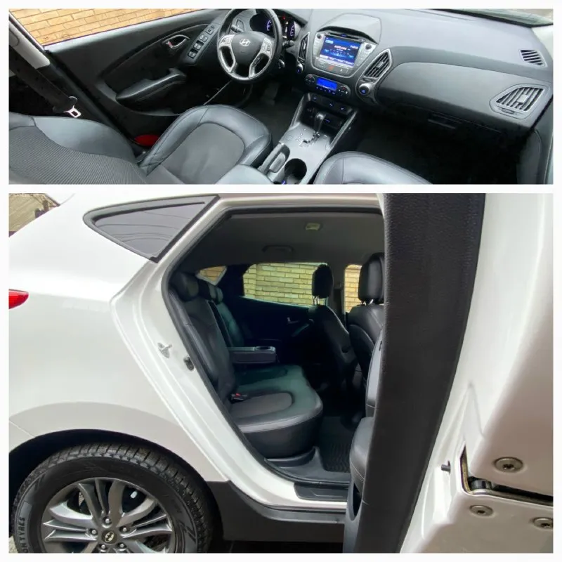 Продам 2015.г. белоснежную красотку hyundai ix35 (hyundai iх35) пробег 155км ! 1)restyling(рестайлинг)2015г. 2)в красивом, белом цвете-в идеальном состоянии на кожанном чёрном салоне!!! 3)автотека отличная без дтп!!! номера даже не скрыты)) 📮 город:макеевка, харцызск 🚘 марка / модель: hyundai ix35,hyundai iх35 📅 год выпуска:2015 📊без задиров 100%, не слышна работа двигателя!!! движок гильзован(вечный) ⛽ двигатель (тип, объем, ):бензин,2.0 🔧 тип кпп:автомат 📝 описание: автомобиль в отличном техническом состоянии. мотор не дымит, не дизелит, задиров нет. коробка работает идеально. ходовая новая. 4)r 17 на заводских титанах, резина, (новая)зимка!!! 5)подогрев руля 6))2 🔑 7)помощь при спуске 8), камера заднего вида 9)парктроники (зад, перед) 10)датчик света 11)датчик дождя 12)4 стёкл подъём 13)подогрев сидений (зад и перед) 14)обогрев стёкл (зад и перед) 15)обогрев зеркал 16)штатная громкая связь 17) шикарная мультимедия, сенсор манитор 18)мультируль 19)круиз контроль 20)дов 📞 звоните: +7(949)4469251 - фотография - 4