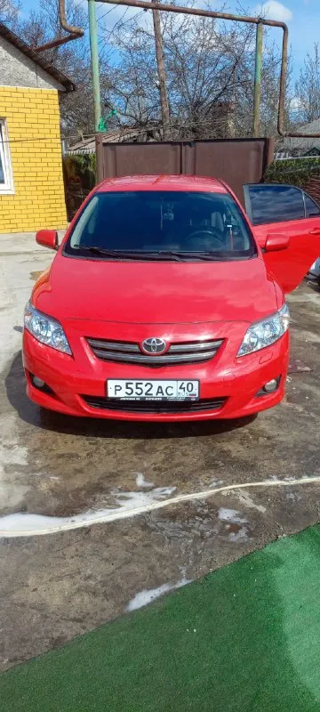 Продам toyota королла!! 2008г, 1,6 автомат. вложений не требует, два комплекта колёс, климат контроль, подогрев сидений и зеркал, камера заднего вида. г горловка, цена 750к +79493697328 📞 звоните: +7(949)3697328 - фотография - 2