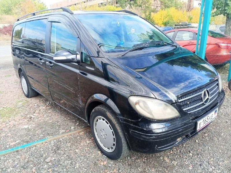 В продаже! mercedes viano 639 длиная база! пассажир 8+1 машина на полном ходу, заводится, едет. двиг... - фотография
