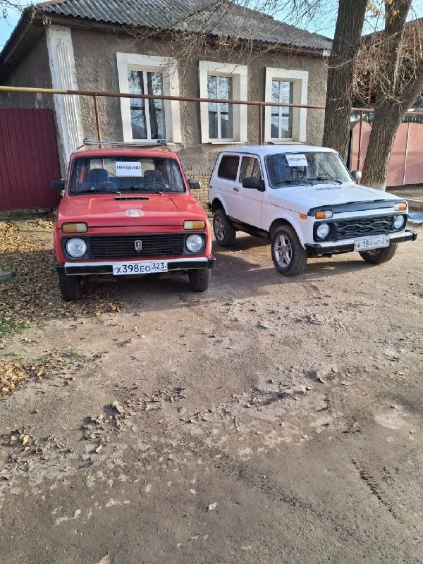 Πродаю 2 нивы бeлая нива тайга 2003 г. в 1.7 инжeктор в идeальном состоянии, кππ 5 в порядкe, ходова... - фотография