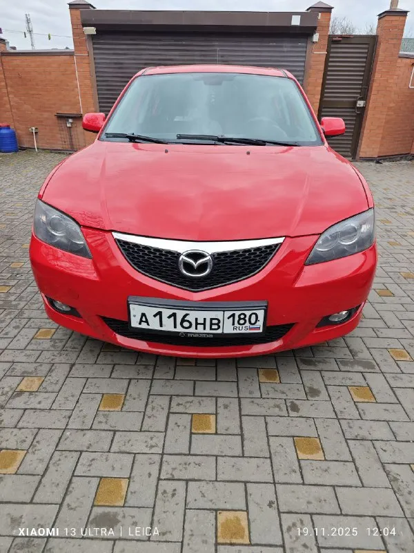 Продам mazda 3 бк рестайлинг 2007 года в донецке, шикарный цвет, магнитола андроид подогрев сидений подогрев зеркал мульти руль камера заднего вида 700к тел для связи +79493217200 📲 tg: deel 📞 звоните: +7(949)3217200 - фотография - 2