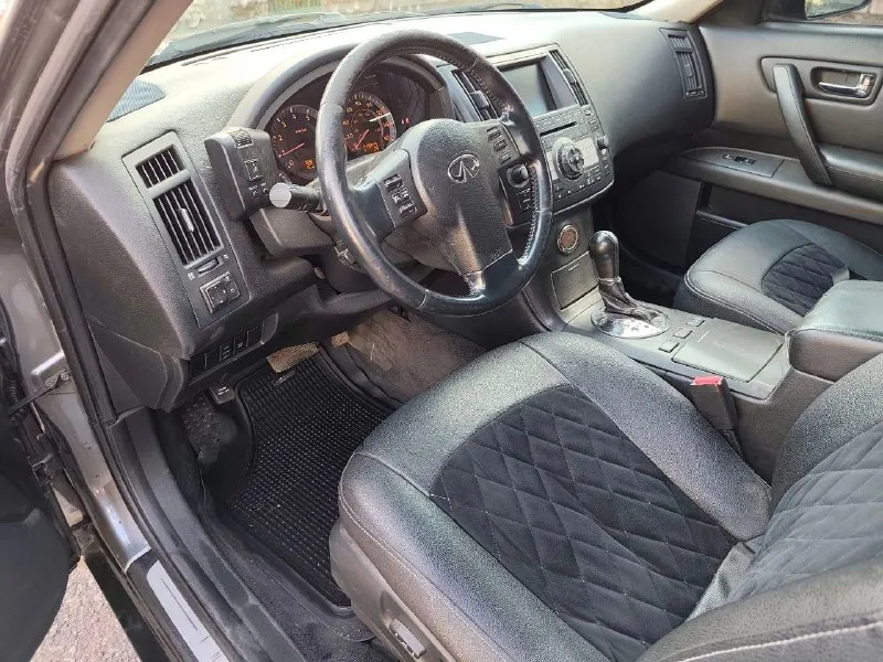 Продам infiniti fx, в хорошем состоянии, пробег 250тыс. , двигатель и коробка контрактные с минимальным пробегом, привод задний, новая резина, весь обслужен. хороший свет, би-лед линзы, перешит салон и торпеда. учёт рф, продажа без птс до 28 года. возможен обмен, рассмотрю варианты. все вопросы по телефону, расскажу более подробно. +79495080074 александр. 📞 звоните: +7(949)5080074 - фотография - 8