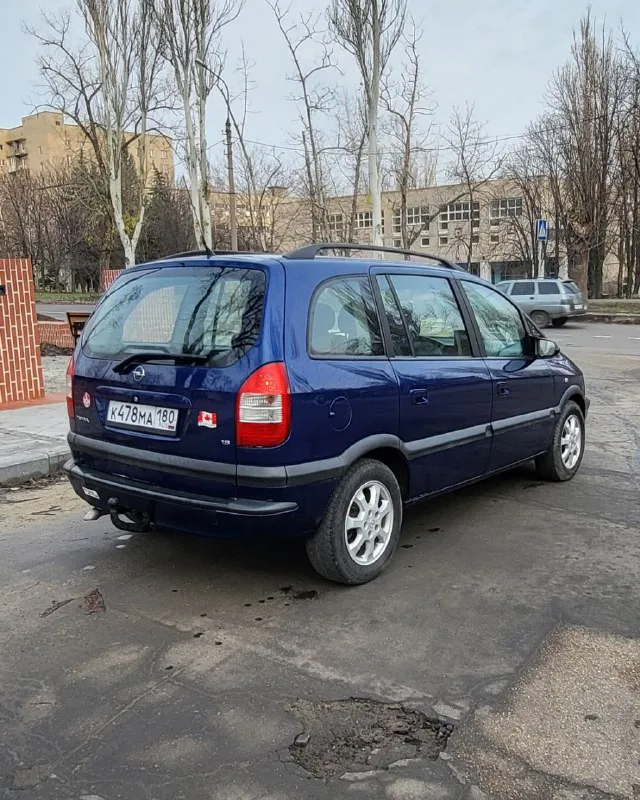 Opel зафира opel zafira 1.8 16v рестайлинг 2004 г. в. хорошее состояние авто. пригнана в 2021 году в донецк, один собственник. родной пробег, вся история обслуживания. не бит, корозии нет. донецк. 590т. р. +79493032667 📞 звоните: +7(949)3032667 - фотография - 4