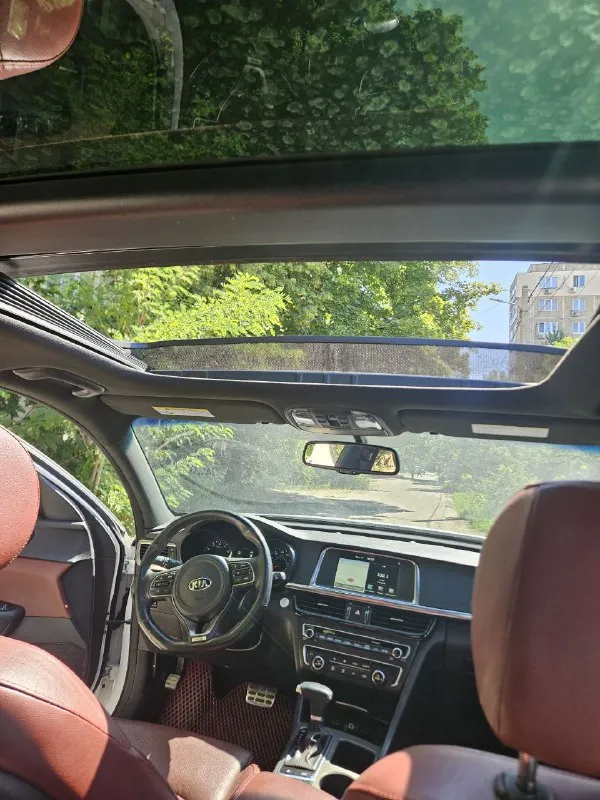 Продам kia optima sx выпуск ноябрь 2015 двигатель 2.0 turbo gdi (245л. с.) пробег 105 000км. автомобиль в хорошем состоянии, чистый и ухоженный салон. комплектация: двухзонный климат-контроль, подогрев передних и задних сидений, вентиляция передних сидений, подрулевые лепестки переключения передач, мультируль, система бесключевого доступа, обогрев руля, круиз-контроль, датчик света, датчик дождя, контроль слепых зон, камера заднего вида, электропривод и память сиденья водителя, аудиосистема usb/aux/fm/bluetooth, запуск двигателя с кнопки, антиблокировачная система тормозов (abs) и т. д. документы в порядке, без каких либо проблем, любое оформление в мрэо цена: 1.600 000р торг у капота. тел. : +79494218646 +79494006919 📲 tg: avs 📞 звоните: +7(949)4218646 - фотография - 7