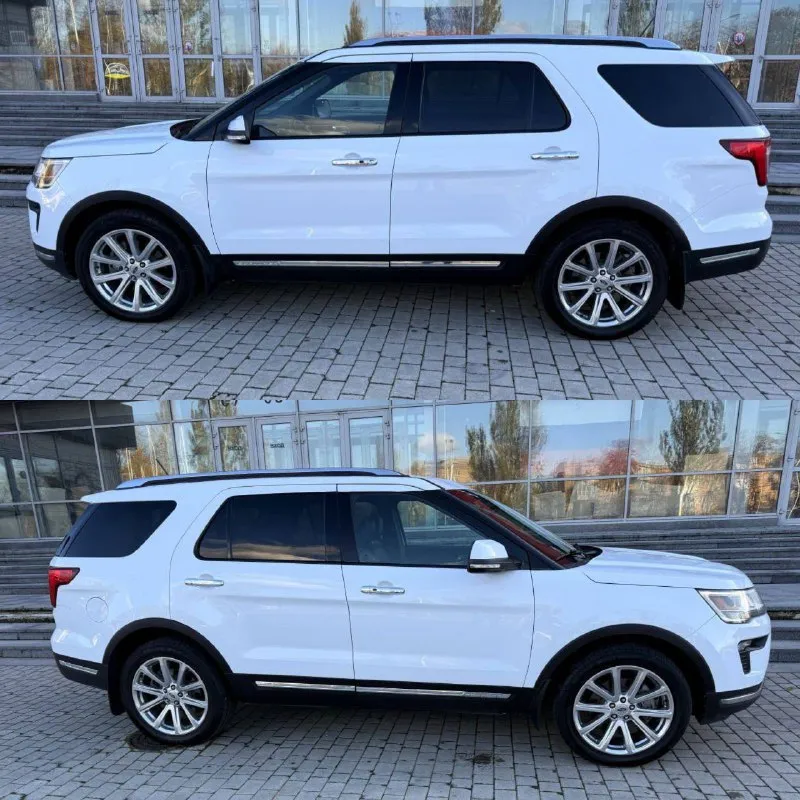 Ford explorer 3.5 awd, дилерский, 7 мест, 2019 года, в идеальном состоянии !!! птс оригинал, 1 хозяин✅ оригинальный пробег 115000 км. вся в родной краске внешний вид просто 🔥🔥🔥 технически в отличном состоянии, после большого то с заменой комплекта грм. хорошая кoмплектация! 3-x зoнный климат-кoнтpоль, бесключевой доступ. датчики дождя и света. обогрев и вентиляция передних сидений, подогрев задних сидений и руля, электропривод третьего ряда, память сидений, диски r20. возможно оформление в кредит. возможен обмен. более детальная информация по телефону. цена - 2.850.000 р. +79494041233 - фотография - 4