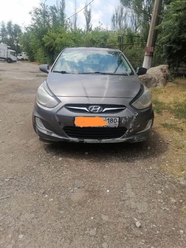 Продаю свой автомобиль hyundai accent 2011г, не solaris, автомобиль обслужен, 30тыс назад была замен... - фотография