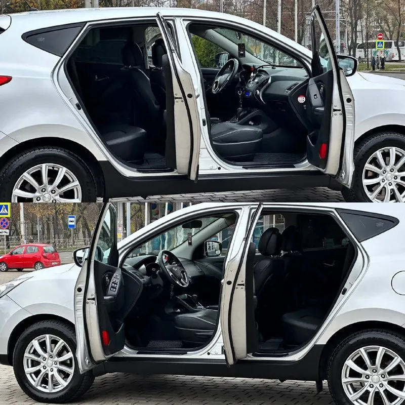 Hyundai ix35 rest кпп - автоматическая цена - 1.520.000₽ год выпуска - 2014 тел. - +79496799814 либо - +79493902663 автомобиль в идеальнейшем состоянии, без единого изъяна по кузову. техническая часть на 5+ полностью обслужена и не требует ни каких вложений. двигатель работает тихо, без каких либо посторонних звуков. чистый и ухоженный салон. запаска не разу не ставилась. комплектация: двухзонный климат-контроль; круиз-контроль; кожаный салон ( в идеальном состоянии ) подогревы всех сидений; эл. складываемые зеркала с эл. регулировкой; парктроники; штатная мультимедиа со всеми современными плюшками; мультируль; диски r-17 с отличной резиной; 2 пары ключей; сигнализация с автозапуском ( очень удобно в зимнее время ) датчик света и дождя; помощь при подъёме и спуске; видеорегистратор и т. д. птс оригинал, всего 2 владельца. связь не всегда хорошая, на этих же номерах есть telegram. 📲 tg: @vladimir_23_23_23 📞 звоните: +7(949)6799814 - фотография - 5