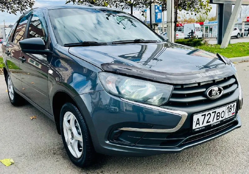 Ваз granta в очень хорошем состоянии! в шикарном цвете «борнео». 2 хозяина, птс оригинал! куплена в... - фотография