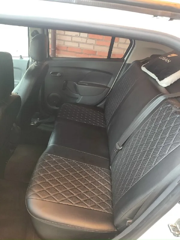 Продам renault логан 2015 года 1.6. машина в идеальном состоянии, бережнейшая эксплуатация, с рождения вся промовилена каждая щель и полностью обезшумлена стоит хорошая музыка. в ней ездить приятней чем в новой. сделано для себя. машина грузы не возила и в такси не учавствовала 109℅ к-кт новой зимней резины на штампах. отдам только в хорошие руки. пробег 53000 ничего не отматывалось и не красилось. .масло только ликви молли 5w40. цена 700т руб. телефон +79494787162 📞 звоните: +7(949)4787162 - фотография - 7