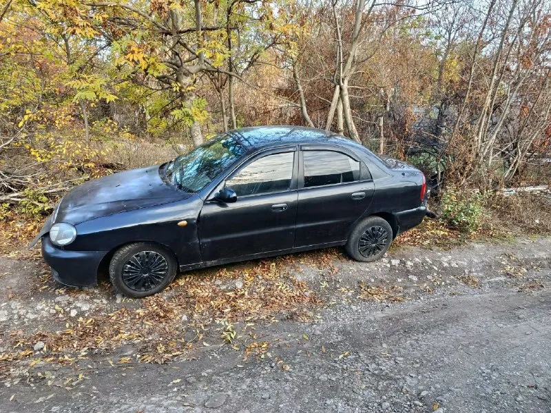 Донецк 100т. р.торг. продам chevrolet ланос,2007г. цвет черный, г/у, стеклоподъёмники, нужно варить, т. +79493828128. если нет связи тг на этом же номере 📲 tg: 7277 📞 звоните: +7(949)3828128 - фотография - 3