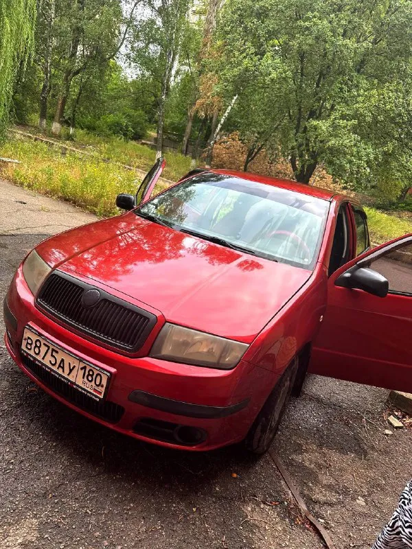 Skoda fabia 1,2 (2006) шкода фабия пробег 372000 капиталился движок полностью механика машина обслуж... - фотография