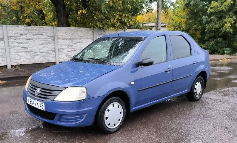 Renault logan 1.4 год 2007 мкпп 5ст пробег 245т автомобиль в хорошем техническом состоянии, без гнил... - фотография