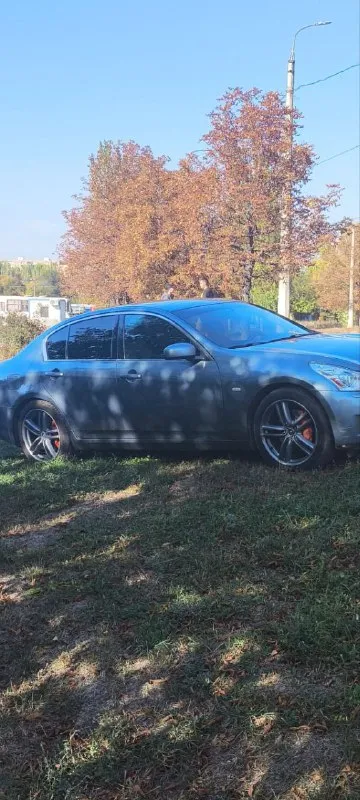 Infiniti g35x 4wd vq35hr 2007г в отличном состоянии, . заказан с японии с пробегом 30т км есть все фото и видео эндоскопии перед установкой, вписан в техпаспорт, новая ходовка оригинал nissan, в машине все до последней прокладки только оригинал заказной, без ключевой доступ, два ключа. тормоза в круг k-sport перед 8 поршней зад 4.новые диски bbs на лете r18, комплект коварных оригинальных r19 с комплектом зима, лето новые. stege 2 340+лс. вобщем машина делалась и обслуживалась грамотно и дорого вложено больше ляма по мимо стоимости покупки самой машины. я собственник по докам 180 регион. 1.🍋 без торга. тел +79496125008 донецк. +79497956733. 📲 tg: вадим 📞 звоните: +7(949)6125008 - фотография - 3