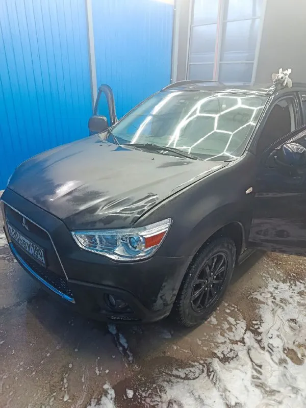 Mitsubishi asx🔴 японский кроссовер 2⃣0⃣1⃣3⃣с механической коробкой передач, передний привод, двигате... - фотография