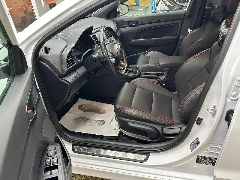 Продам hyundai elantra sport 2020 год пробег 42 тыс. м цена 1,850 000₽ мотор 1,6 турбо, автомат автомобиль в отличном состоянии, полностью обслужен, двигатель, коробка, ходовая часть работают на 5+. 100% проверки на любом сто донецк +79493570671, +79614001041 виталий - фотография - 9