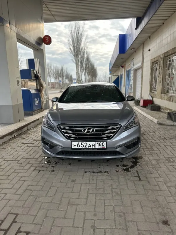 Продам hyundai sonata 2017 год объем двигателя 2.0 турбо цена:1.4 🍋 отличная комплектация: кожаный с... - фотография
