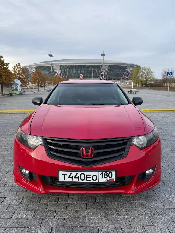 Продам honda accord 8 2.4 mt type-s 2008. автомобиль в заводском окрасе, цвет milano red, без дтп. у... - фотография