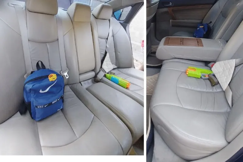 Ниссан тиана 2006 г. 3.5 рестайлинг. в самой полной комплектации!(безключевой доступ, люк, обогрев всех сидений, дополнительное освещение при поворотах, массаж сиденья, память сидений для двоих водителей, абс, система курсовой устойчивости, круиз контроль, раздельный климат контроль 2х зонный, камера заднего вида, 7ми дюймовый монитор, электропривод зеркал, обогрев заднего стекла, салон кожа, гидроуселитель руля, электропривод сидений, управление с задних сидений медиа и подогревом, регулировка руля и другое) по технической части все сделано! двигатель и коробка контрактные, заменены два радиатора, подушки двигателя, подрулевой шлейф и др. , стойки, и всё необходимое по ходовке. два комплекта колес на титанах с новой резиной. ( зимняя резина на родных дисках, летняя на японских широких дисках r17 uras exsol) машина очень комфортная, продаю так как купили новую. 650 000 руб осмотр в харцызске +79490393861 - фотография - 7