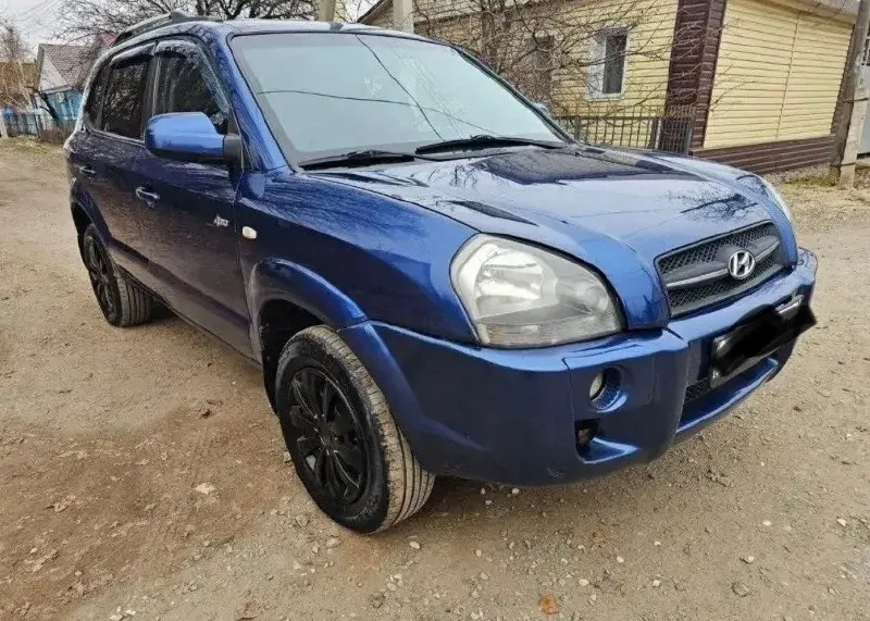 Hyundai tucson 2005 2.7 ат в красивом и практичном синем цвете. 665 000₽ - 240 км родной пробег -2.7... - фотография