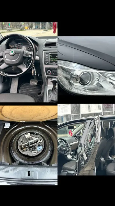 Skoda octavia a5 рестайлинг 1.8t на обычном автомате asin! автомобиль в идеальном состоянии, по другому не напишешь, так как автомобиль обслужен до мелочей абсолютно, двигатель 1.8t в паре с 6 ступенчатым автоматом, самая лучшая связка! год 2012г, комплектация максимальная! подогрев всех сидений! мульти руль, круиз контроль, сигнализация starlina автозапуск с ключа! что хорошо в зимнее время)) климат контроль, складывание зеркал, и многое другое! по ходовой нечего не стучит не гремит, пробег родной 177тыс, км все подтверждено, своими словами тот кто купит останется доволен, с документами полностью порядок! цена 🍋1.080тыс₽ звоните +7949-551-68-75 - фотография - 8