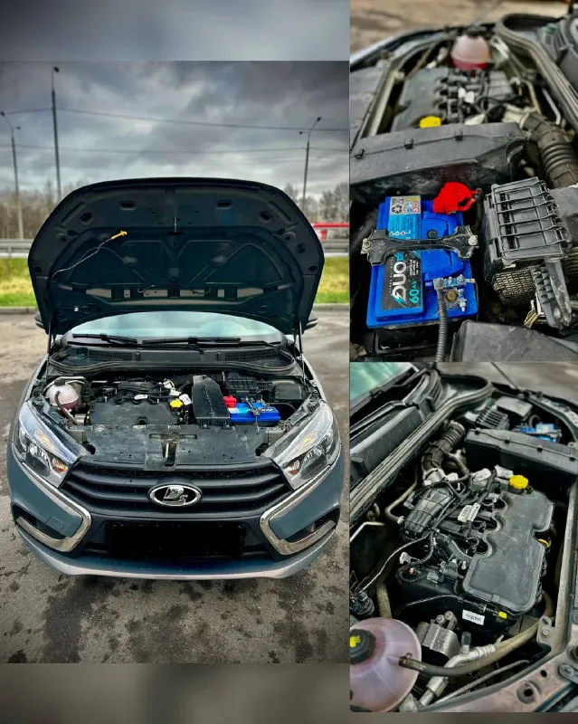 Lada vesta 😎 2022г. , 58т, км. , ✅ мотор 1.6(16кл) 🚀 механика кпп ⚙️ кондиционер ❄️ вся в заводском окрасе ✅ состояние нового авто 🔥 два ключа 🔑 один владелец1️⃣ - фотография - 5