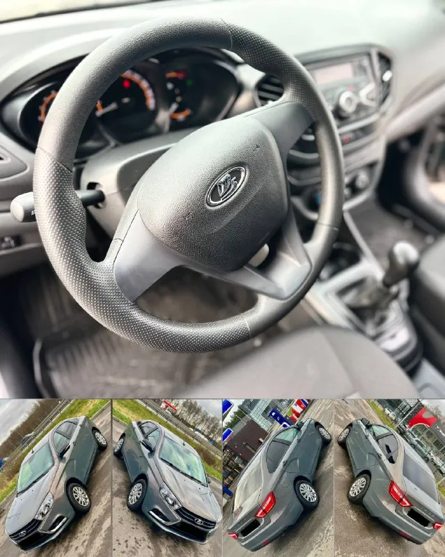Lada vesta 😎 2022г. , 58т, км. , ✅ мотор 1.6(16кл) 🚀 механика кпп ⚙️ кондиционер ❄️ вся в заводском окрасе ✅ состояние нового авто 🔥 два ключа 🔑 один владелец1️⃣ - фотография - 7