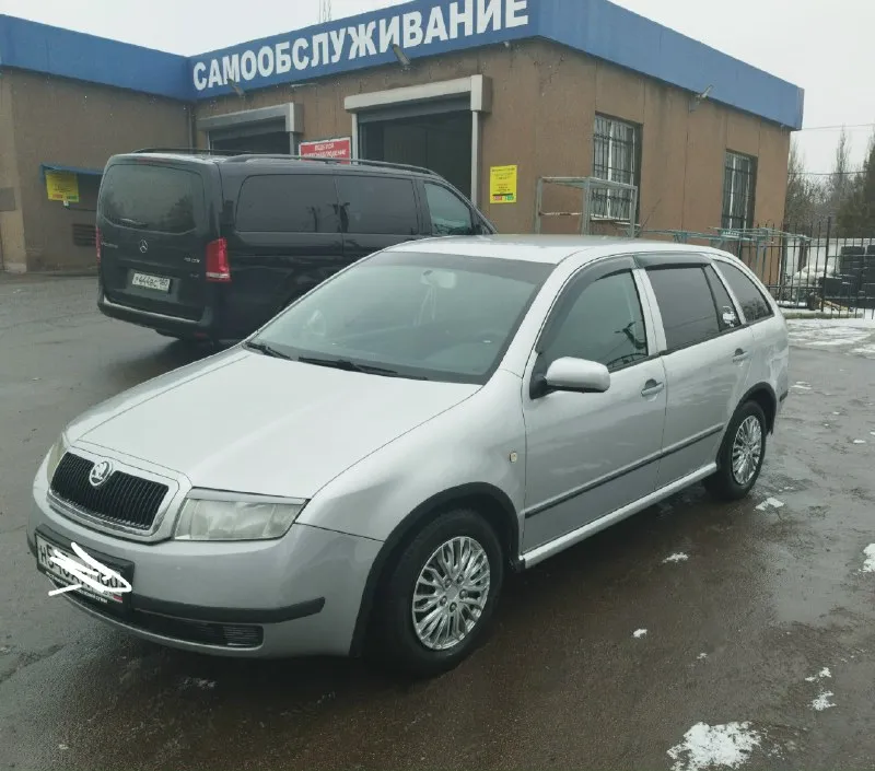 Продам skoda фабия 1 поколения 2002г. в, 1.4 16 кл. (101 л. с. ), ходовая, коробка, двигатель работа... - фотография