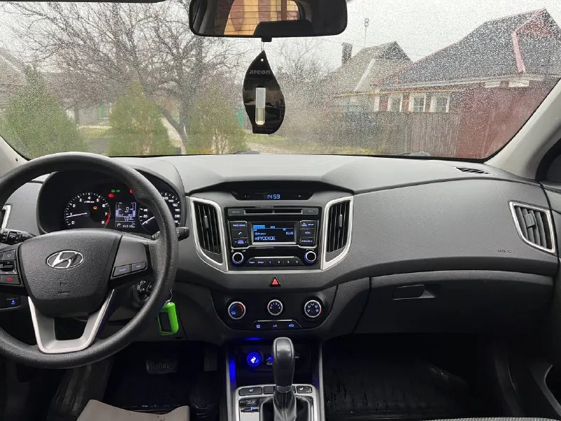 Hyundai creta 2016 года выпуска пробег 140 000 км родной не смотан двигатель 1.6 коробка автомат кузов весь в родном окрасе любые проверки по двигателю и коробке без нареканий использовалась одним собственником с салона сигнализация с автозапуском два ключа резина зима +лето все остальные вопросы по телефону цена 1 мл 600тысяч +79495205972 - фотография - 8