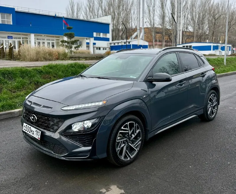 Hyundai kona n line год : 2022 месяц 11 двигатель : 1.6 турбо бензин⛽️ лошадиных сил: 195 🚀 привод :... - фотография