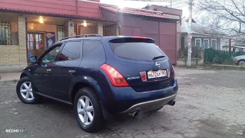 Nissan murano 2006 г. выпуска. мотор 35 249 л с мотор сильный резвый мотор заказывали из японии во владивосток мотор новый контрактный 83 000 пробега японский надёжный по машине сделано абсолютно всё что сейчас очень большая редкость машина вложений не требует сел и поехал поменяны все фильтра масла все жидкости по ходовой мячик вся сбитая ничего не гремит не стучит хорошая новая резина toya японская по солому богатая комплектация люк память сидений подогрев сидений подогрел зеркал подогрев заднего стекла переднего стекла патронник передние задние омыватель фар заводской ксенон мультируль круиз контроль хорошее качественная музыка bose машина полный привод все привода работают абсолютно каждая кнопочка все сервисные книги два ключа все на месте моё описание полностью соответствует есть на это все подтверждающие документы чеки квитанции за машину не стыдно в таком состоянии их очень мало с документами полный порядок с вами могу лично присутствовать в мрэо цена 680 000 руб. +79498108686 - фотография - 4