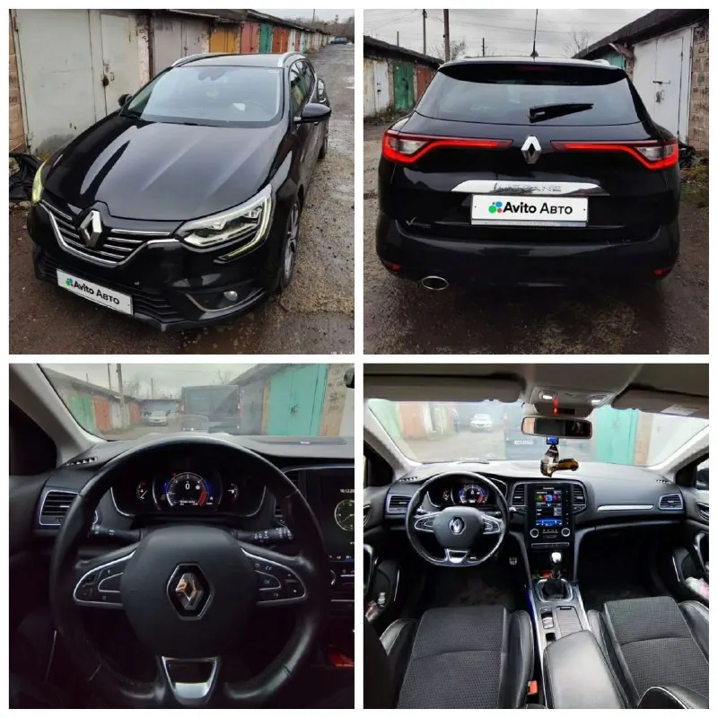 Продам автомобиль renault megane 4 комплектация *bose*, 1.5 mt, 2017 г. универсал 110 л. с., без моч... - фотография