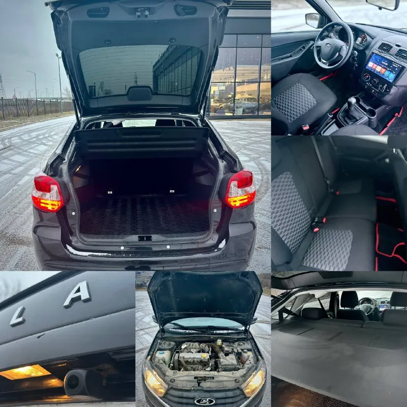 Lada granta 2024г. , 26т, км. , ✅ мотор 1.6 🚀 кондиционер ❄️ в заводском окрасе ✅ состояние нового авто 🔥 два ключа 🔑 один владелец1️⃣ зеленейшая автотека ✅ юридическая чистота - фотография - 6