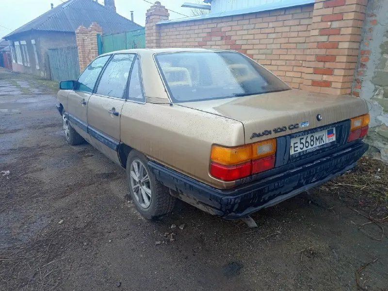 Продам, audi 100 сс, 1984 года. на полном ходу, не гнилая, не битая. учёт временный днр просрочен, х... - фотография