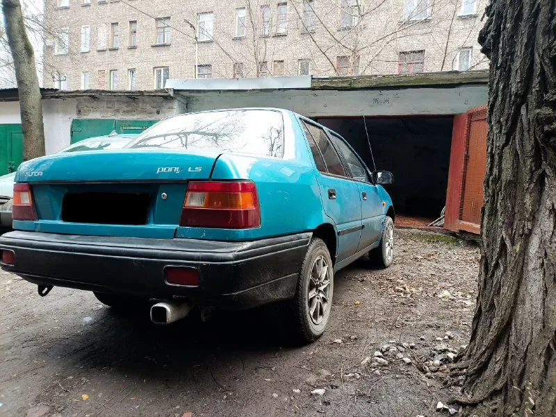 Hyundai poni 1993г. в двс-1.5 карб. установлен газ-пропан (узаконен) пробег-259518км. учёт рф 180рег. цена-130.000₽ г. горловка тел. +79531120438 (telegram/whatsapp) 📲 tg: дмитрий 📞 звоните: +7(953)1120438 - фотография - 4