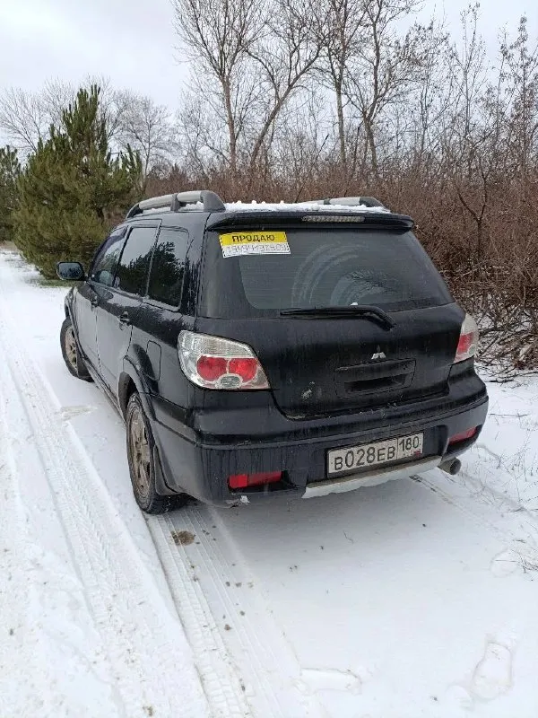 Продам mitsubishi аутлендер 2007 год с мотором 2.4 на акпп подогрев передних сидений кондиционер эл.... - фотография