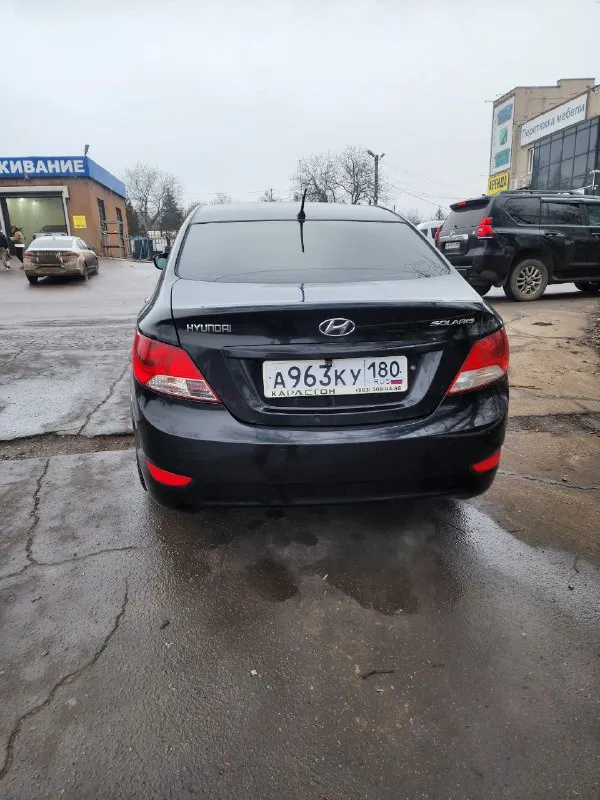 Продам hyundai солярис 2011 год 166 пробега 1.4 бензин механика кондиционер подогрев лобового подогр... - фотография