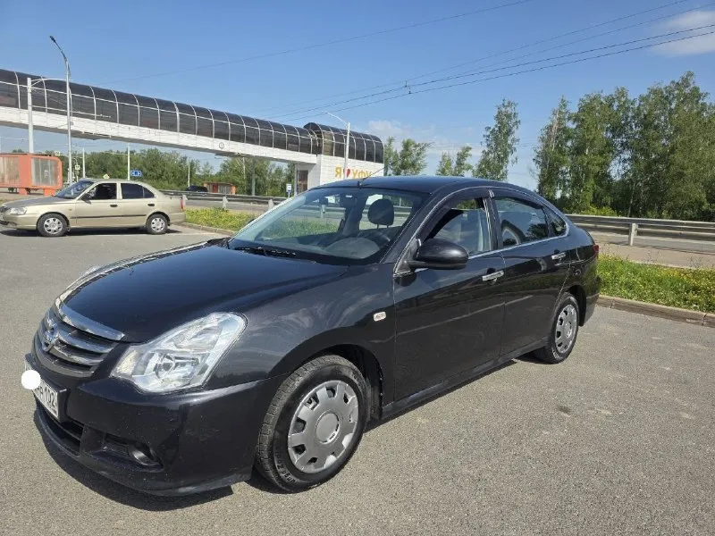 Nissan almera g15, 2013г. надёжный бюджетный неприхотливый автомобиль. один хозяин! гидроуселитель р... - фотография