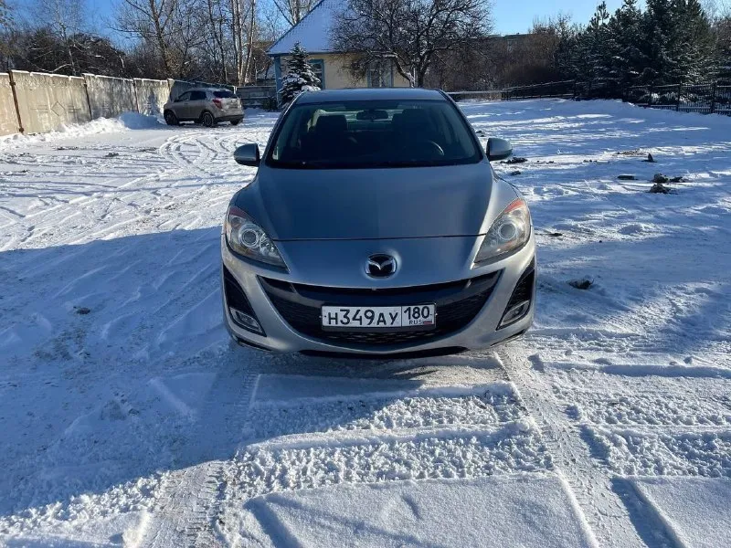 Продаю свою mazda 3 (седан), 2009 г. мощный 2.5 литра + гбо. готов к дороге! семейный автомобиль в о... - фотография