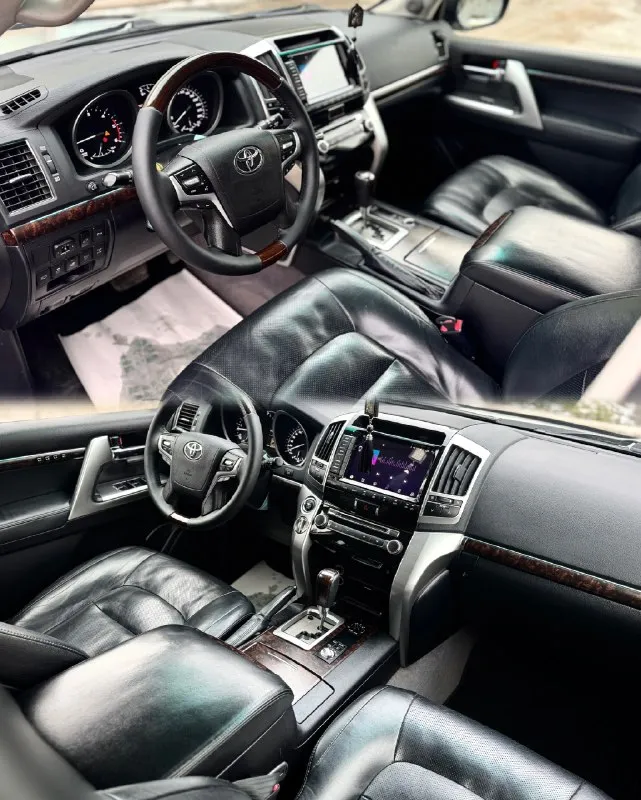 Продам toyota land cruiser 200 рестайлинг : 4.5 турбо год: 2013 кпп: автоматическая привод: полный пробег: 298.000 как новый не бит не крашен все, заводские стекла двойные два комплекта ключей и колес лето на 21 дисках полностью обслужена(заказ наряды есть), без дтп, пред максимальная комплектация. повторяю состояние авто редкое салон кузов техника на 200 процентов идеал все оригинал на всех деталях вин весь в заводе автотека зеленая еще детальней по телефону +79592852300 также воцап и телеграм +79097516960 срочно цена: 3🍋750 торг 📞 звоните: +7(959)2852300 - фотография - 9