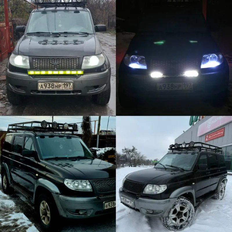 Продается надежный внедорожник. год выпуска 2006. автомобиль в достойном для своих лет состоянии, полностью укомплектован для повседневной эксплуатации и выездов по бездорожью. что сделано: установлен силовой багажник на крышу. дополнительное светодиодное освещение (перед и крыша). доработана передняя оптика. доработана отопления салона. обслужена ходовая часть. хорошая музыка, саббуфер! чистый, опрятный салон. хорошая грязевая резина. мост и раздатка на 5+ масло ни ест! масла заменены! просторный и чистый салон, бережная эксплуатация. машина юридически чистая. рама и кузов без повреждений. 500к в продаже не тороплюсь! - фотография - 1