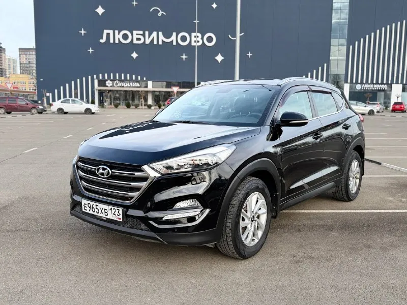 Hyundai tucson 2.0 автомат автомобиль в отличном состоянии 1 хозяин без дтп зеленая автотека полност... - фотография