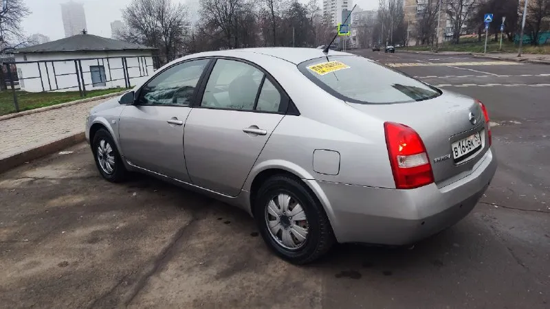 Nissan primera 1.9 dci turbo год 2003 механическая коробка передач 6-ти ступенчатая камера заднего вида, передние и задние парктроники, электрорегулировка передних сидений, климат контроль, кожаный салон, полный электропакет, дорогая сигнализация с автозапуском, мультируль, подогрев передних сидений, навигатор, электрозеркала, шипованная резина. по ходовой не стучит-не гремит, двигатель не дымит (перебран), новая турбина машина полностью обслужена, имеются все чеки обслуживания цена 420 000 торг +79493577946 - фотография - 3