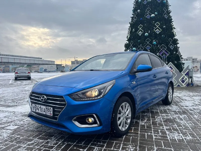 Solaris 1.6 автомат2017г авто в полной комплектации климат контроль линзованая оптика подогрев сиден... - фотография