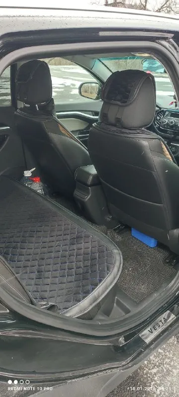 Ваз vesta sw cross 2021 год выпуска 1.6 объем двигателя коробка механика 39000 пробег 1.200.000р 2 комплекта резины, лето 16 титаны с новой хорошей резиной, владелец второй. была ударена немного сзади. подогрев передних сидений, магнитола с bluetooth. все исправно. +79493691430 торг есть. 📞 звоните: +7(949)3691430 - фотография - 4