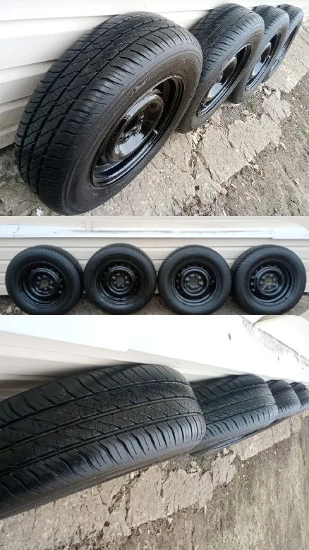 Продам колёса, 175/70 r13, в сборе, накаченые, резина лето в идеальном состоянии, без порезов, без ш... - фотография