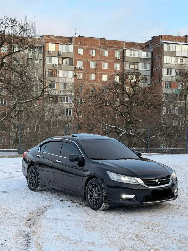 Honda accord 9 executive 2.4 1.430.000💰🔥 год:2013 пробег:210.000 самая полная комплектация. черная н... - фотография