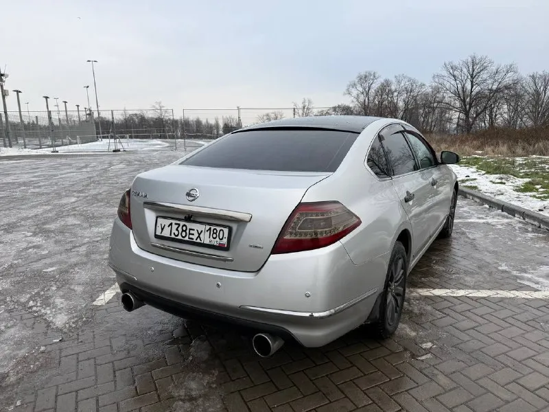 Nissan teana 2.5, 2011 год 4wd, 202.000 пробег, рестайлинг! продаю личный автомобиль, состояние отличное подробности по телефону. документы все на руках, 180-й регион, помогу с оформлением. двигатель очень надежный, тяга отличная, масло не расходует с коробкой проблем нет! готов на любые проверки. вся электроника работает отлично до единой кнопки. кузов в отличном состоянии комплектация: подогревы передних сидений, климат и круиз контроль, бесключевой доступ, электрорегулировка зеркал и передних сидений, новая не штатная мультимедия с gps, блютузом и эквалайзером к ней подключен мультируль, 17-е диски, 2 комплекта резины новая зима и б/у лето. если обмен, то только дороже на авто до 2млн цена: 950.000, небольшой торг +79495205058 @okahsu11 - фотография - 7