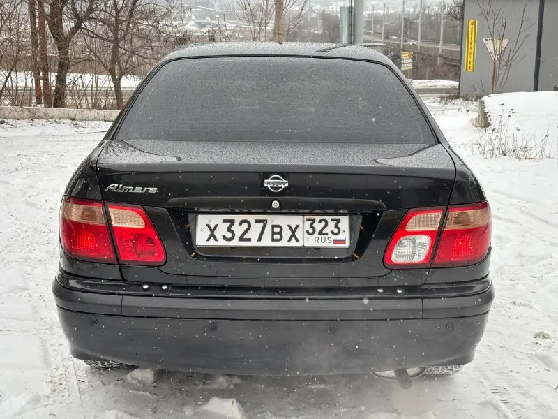 Продам автомобиль nissan almera 2002 год выпуска пробег 192 000км двигатель 1.5 16v настоящие японское качество за адекватные деньги! мотор работает отлично ходовая без посторонних звуков коробка не хрустит не выбивает! кузов в хорошем состоянии эксплуатация южная без рыжиков гнили и тд… есть окрасы, большая часть кузова в родном окрасе! все стёкла оригинальные! подогревы сидений работает стоит хорошая зимняя ризина хорошая акустика! хороший городской автомобиль, приятный в вождении! цена: 360 000₽ остальные вопросы по телефону! +79496361868 (телеграмм) +380681107552 (воцап телеграмм) - фотография - 6